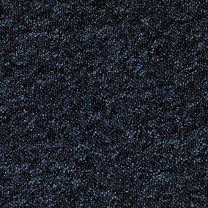 Mocheta YORK 87, latime rola 4 m, fir buclat, albastru inchis