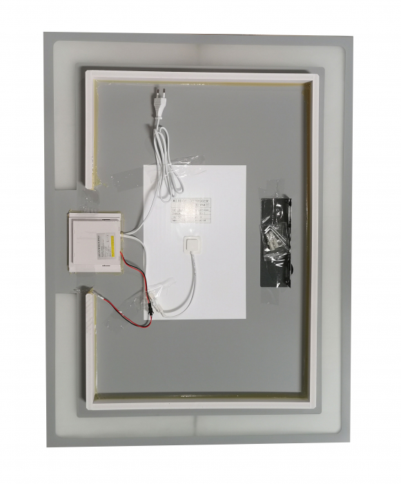 Oglinda cu iluminare LED si functie dezaburire, MD1, 80x60 cm [3]