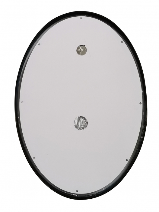 Oglinda cu iluminare LED si functie dezaburire, MD3, rama neagra, 50x70 cm [3]