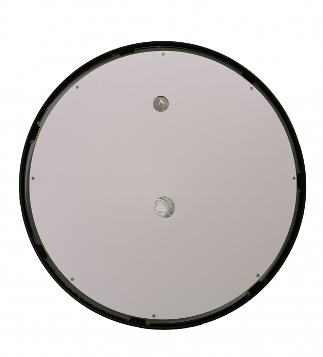 Oglinda cu iluminare LED si functie dezaburire, MD3, rama neagra, diametru 70 cm [3]