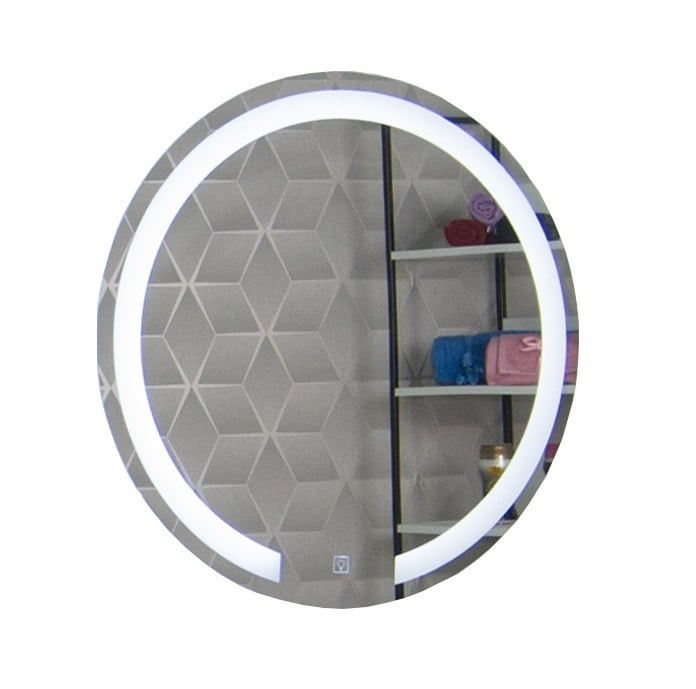 Oglinda cu iluminare LED si intrerupator touch, MD1, diametru 60 cm