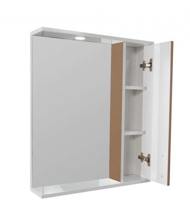 Oglinda seria 020, front MDF, cappuccino, 55x71 cm [2]