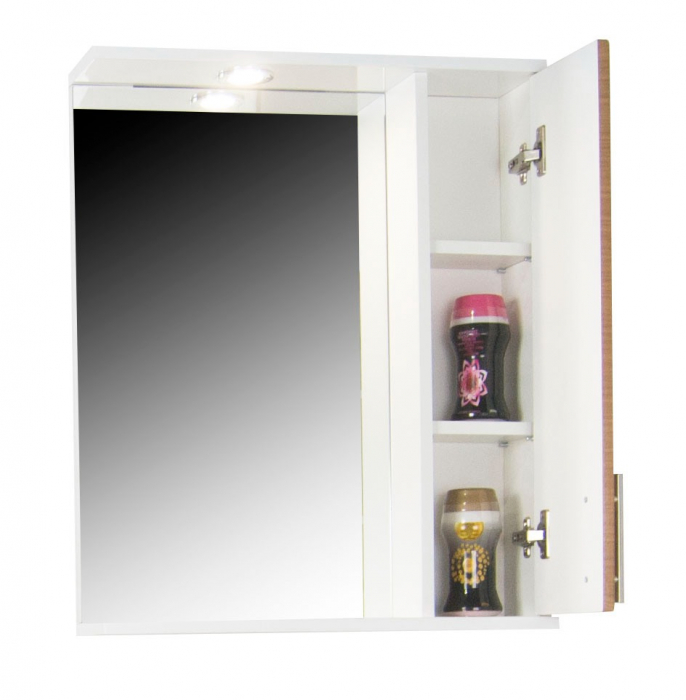 Oglinda seria 020, front MDF, stejar, 60x71 cm [2]