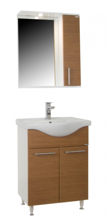 Oglinda seria 020, front MDF, stejar, 60x71 cm [3]