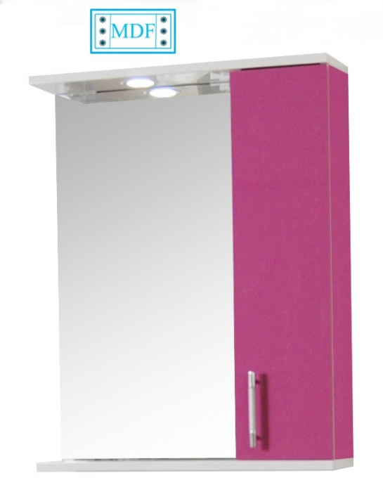 Oglinda seria 020, MDF, violet, 55x71 cm