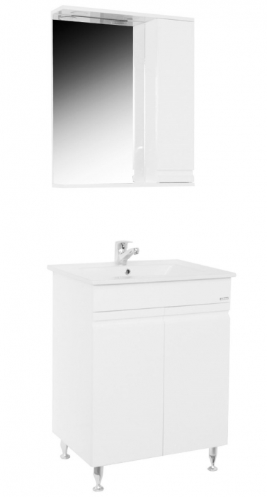 Oglinda seria 786, front MDF, alb, 65x71 cm [4]