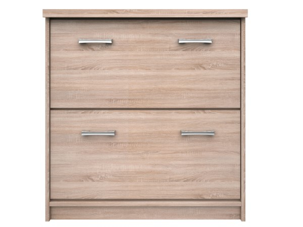 Pantofar TOP MIX, 2 usi tip clapeta, stejar sonoma, 80x27x85 cm