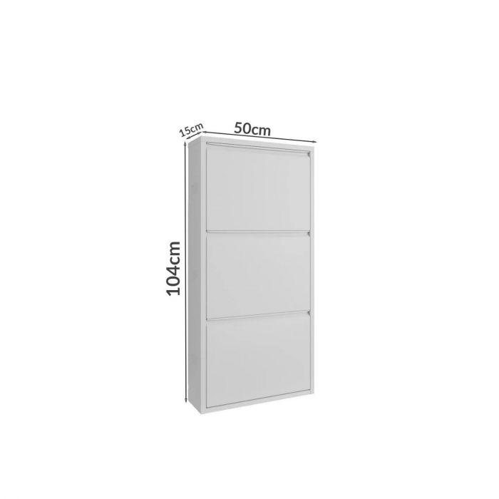 Pantofar TRIPLE, cu 3 rafturi, 55x15x100 cm - ExpoMob [4]