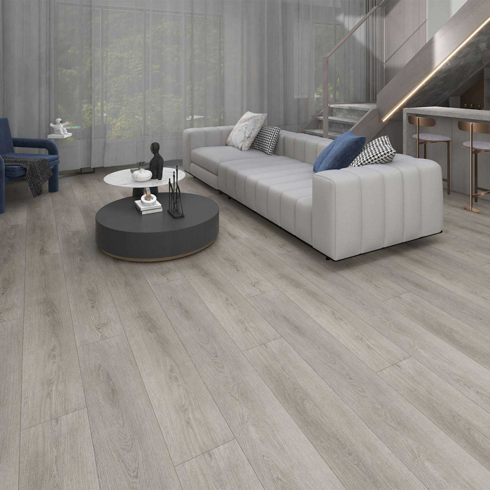 Pardoseala SPC Bos Oak 205 4+1 mm 0.3 ST, 2,503 mp / cutie, beige - ExpoMob [2]