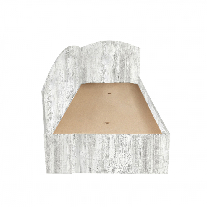 Pat Colt Alma 90x200 cm, cu 2 sertare laterale pe role, colt interschimbabil - ExpoMob [5]