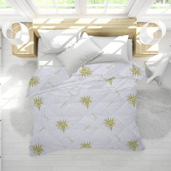 Pilota Aloe Vera microfibra + geanta, 350g/mp, 180x200 cm - ExpoMob [4]