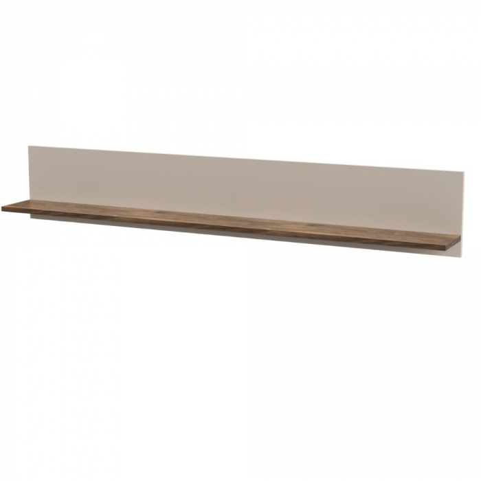 Raft suspendat EVO, casmir + stejar castello, 150x17,6x25 cm