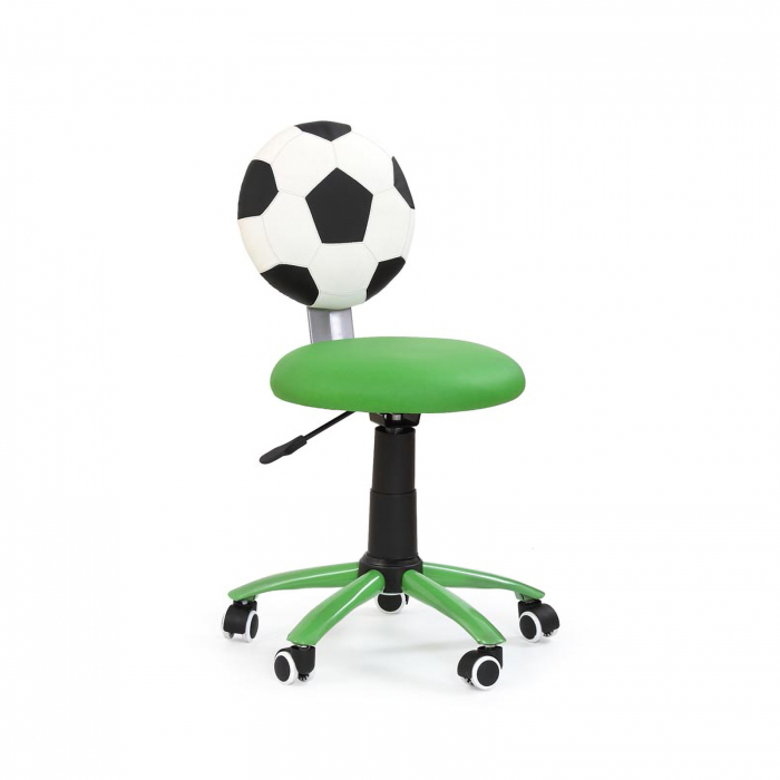 Scaun birou copii GOL, rotativ, ajustabil, verde, 39x52x75 cm