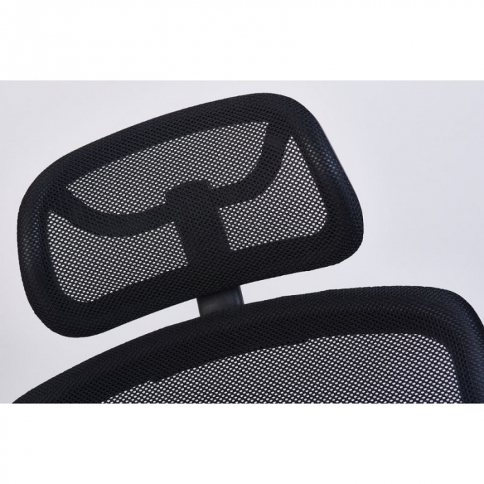 Scaun birou ergonomic OKLAHOMA, rotativ, ajustabil, negru, 63x48x123/131 cm - ExpoMob [11]