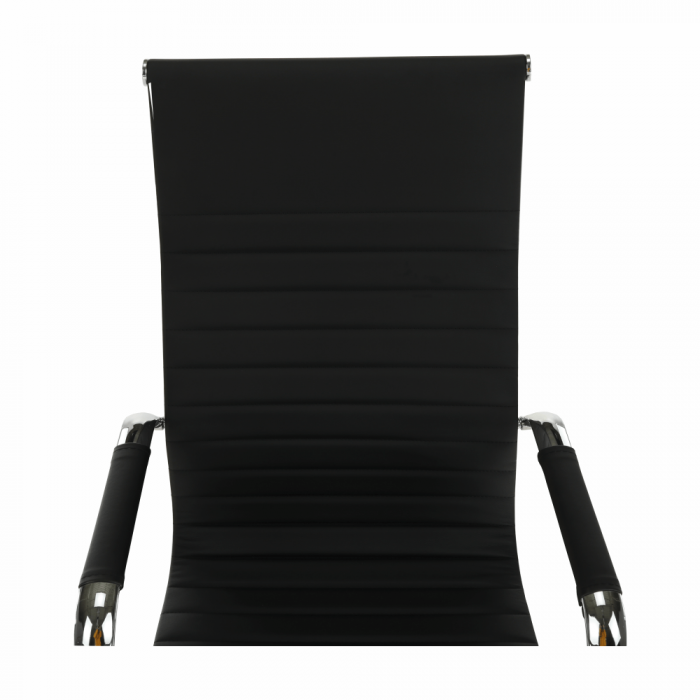 Scaun de birou AZURE 2 NEW, cu brate, rotativ, ajustabil, piele ecologica, 54,5x63x106/114 cm - ExpoMob [9]