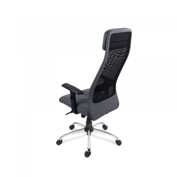 Scaun directorial ergonomic, PASSAT cu spatar inalt, brate, rotativ, ajustabil, 50x49x126/136 cm - ExpoMob [3]
