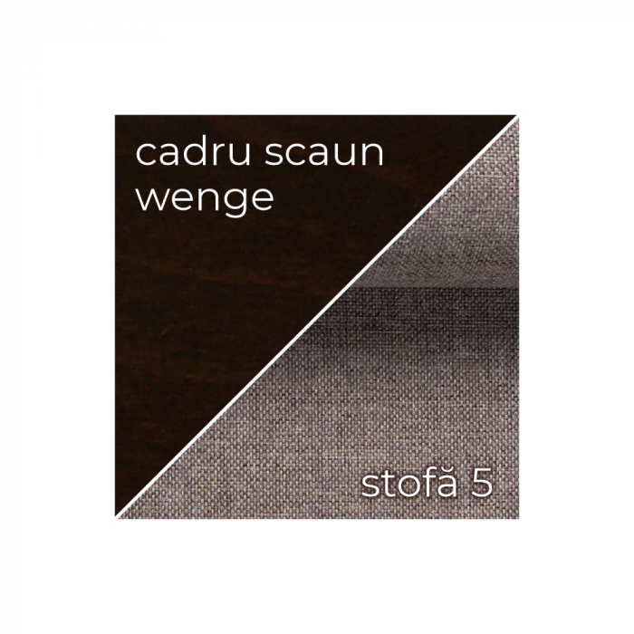 Scaun living BOSS VI, wenge, 43x40x97 cm