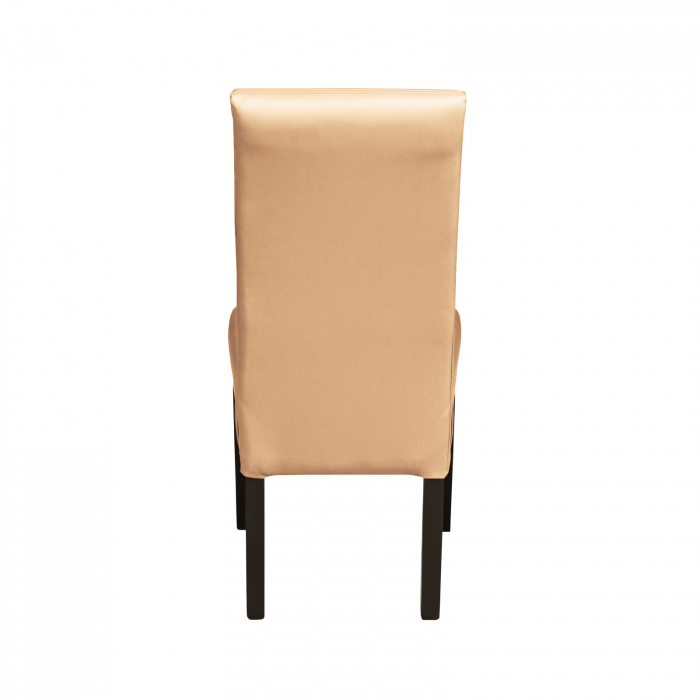 Scaun living TEO LUX, picioare lemn wenge, piele ecologica, 46x60x98 cm [3]