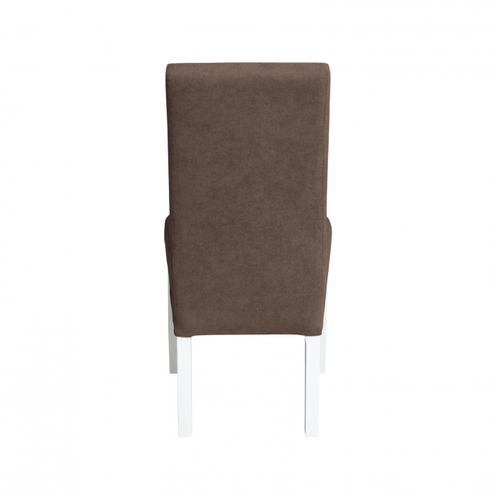 Scaun living TEO, picioare lemn alb, stofa, 46x60x98 cm [3]