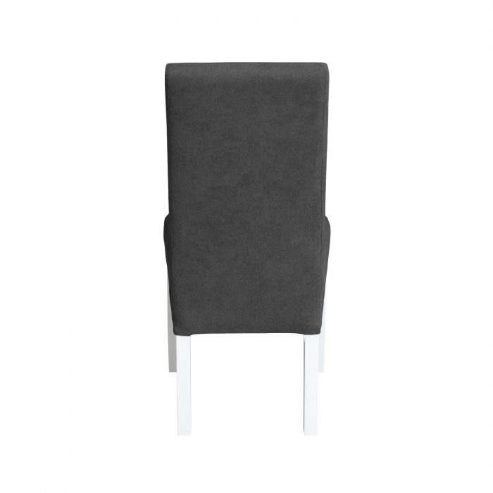 Scaun living TEO, picioare lemn alb, stofa, 46x60x98 cm [3]