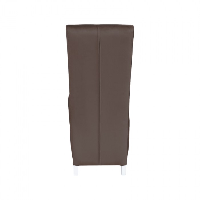 Scaun living VANESSA, picioare lemn alb, stofa, 47x60x110 cm [3]