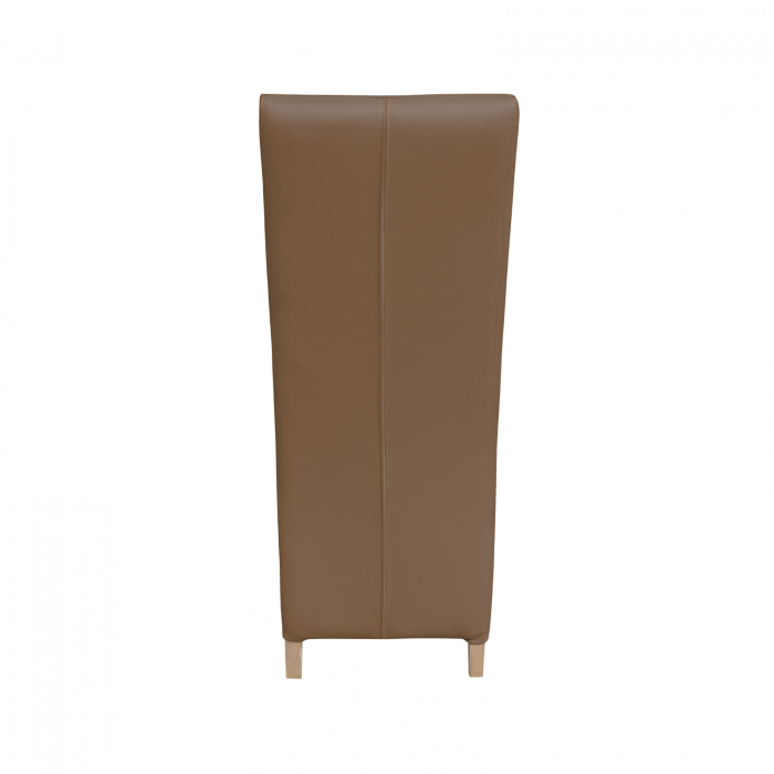 Scaun living VANESSA, picioare lemn natur, piele ecologica, 47x60x110 cm [3]