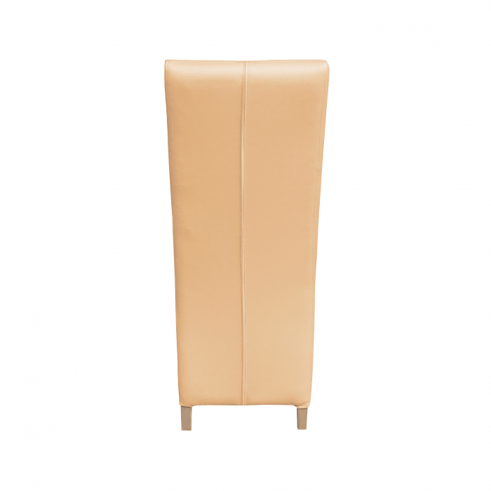 Scaun living VANESSA, picioare lemn natur, piele ecologica, 47x60x110 cm [3]