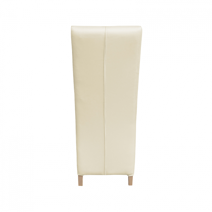 Scaun living VANESSA, picioare lemn natur, piele ecologica, 47x60x110 cm [3]