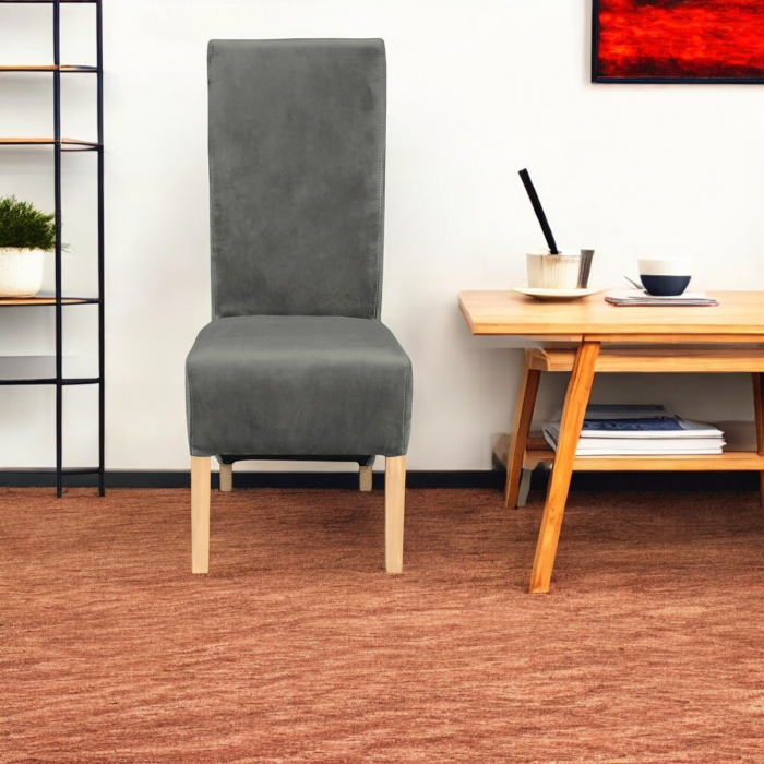 Scaun living VANESSA, picioare lemn natur, stofa, 47x60x110 cm [4]