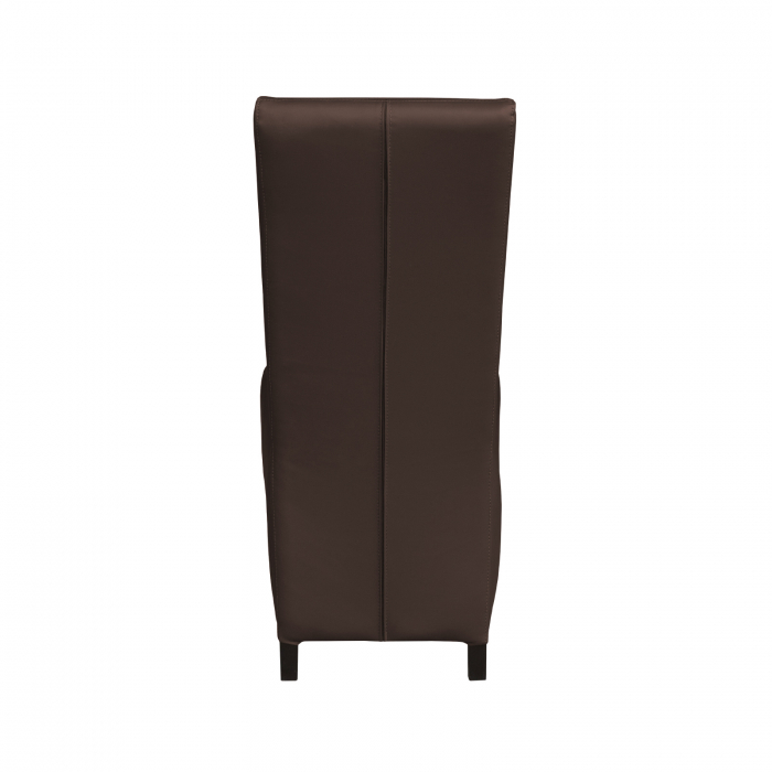 Scaun living VANESSA, picioare lemn wenge, piele ecologica, 47x60x110 cm [3]