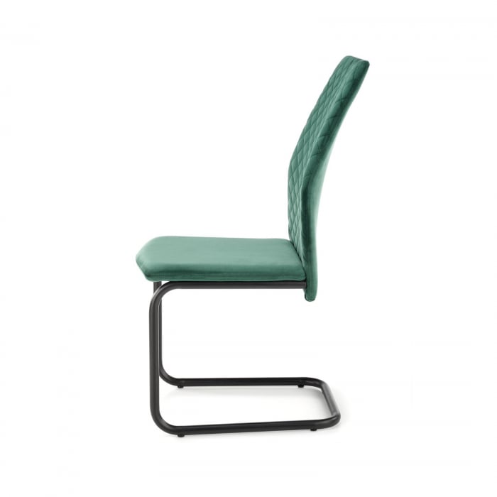 Scaun tapitat K 444, verde, 46x54x97 cm [4]