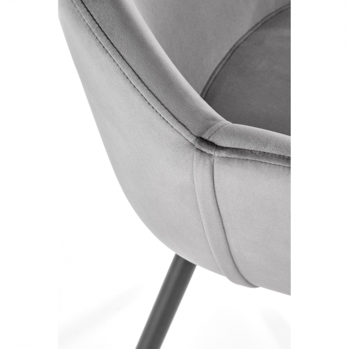 Scaun tapitat K 480, gri, 48x59x79 cm [10]