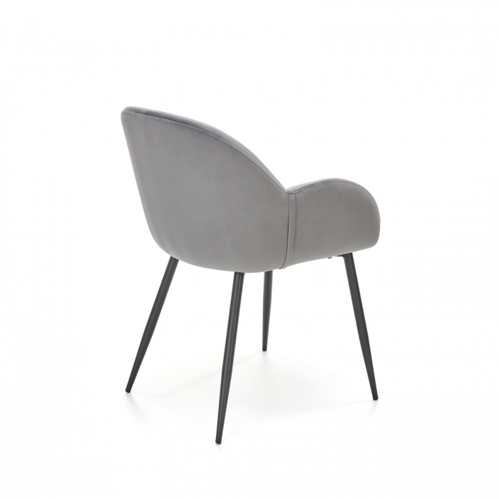 Scaun tapitat K 480, gri, 48x59x79 cm [6]
