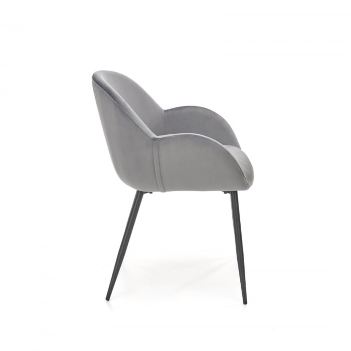 Scaun tapitat K 480, gri, 48x59x79 cm [5]