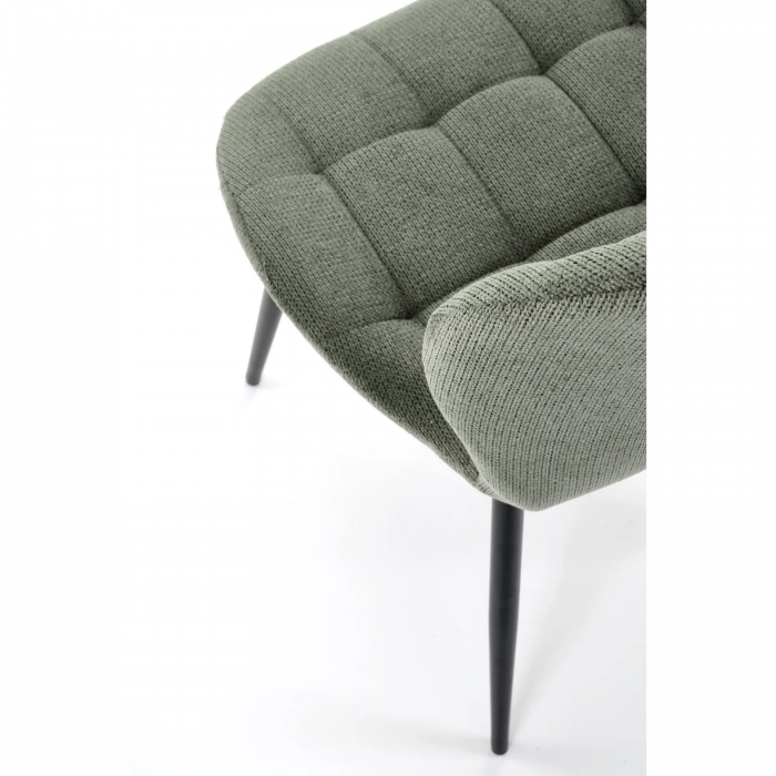 Scaun tapitat K 548, olive, 47x55x84 cm [10]