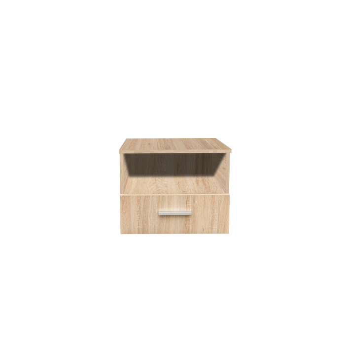 Set 2 Noptiere ALMA, 1 sertar, sonoma deschis, 50x30x42 cm - Expomob [2]