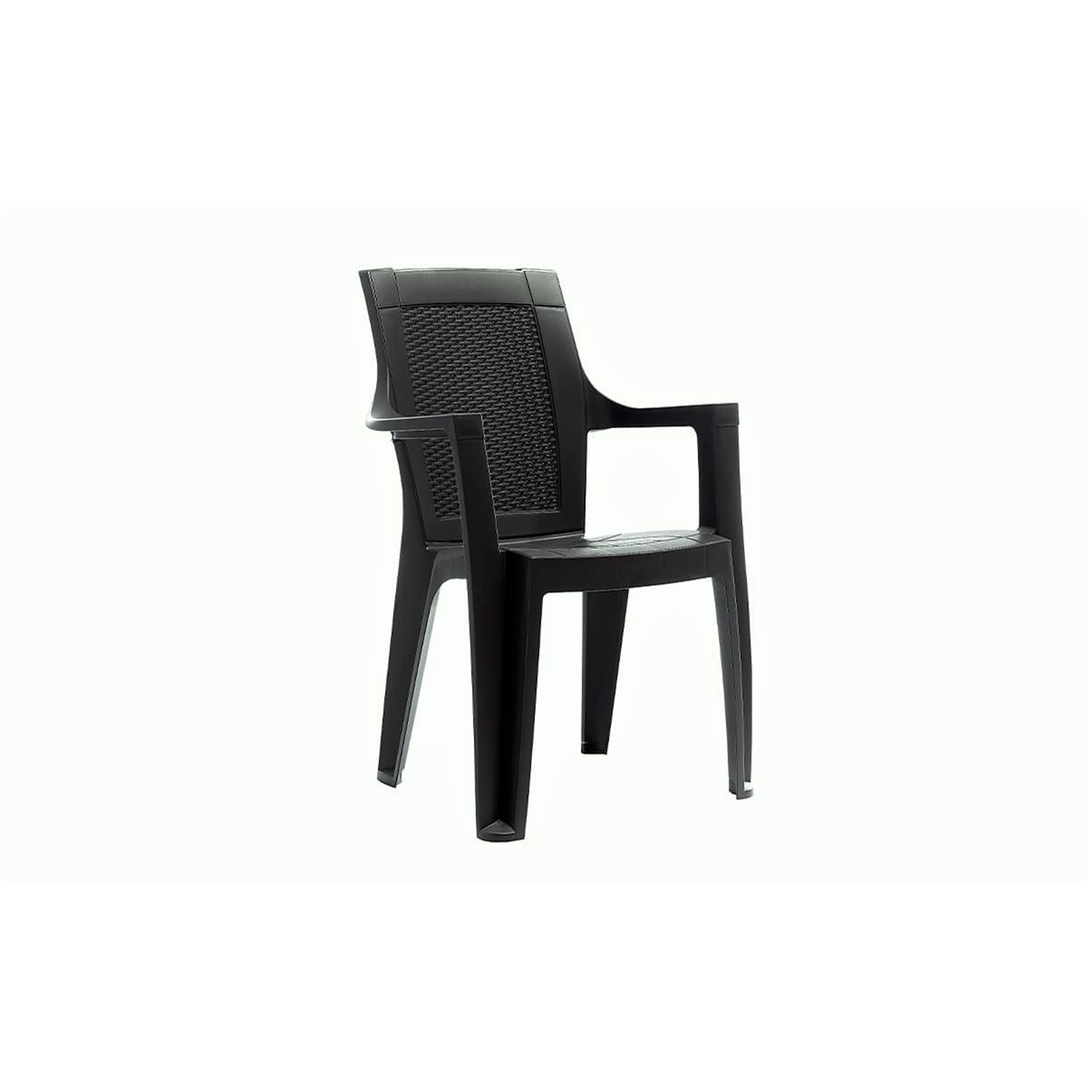 Set 4 scaune gradina ELEGANCE, model ratan, maro, 62x57x88 cm - ExpoMob [2]