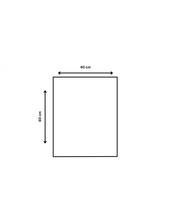 Set Baza cu Lavoar si Oglinda seria 005, eco, 50 cm, alb [7]