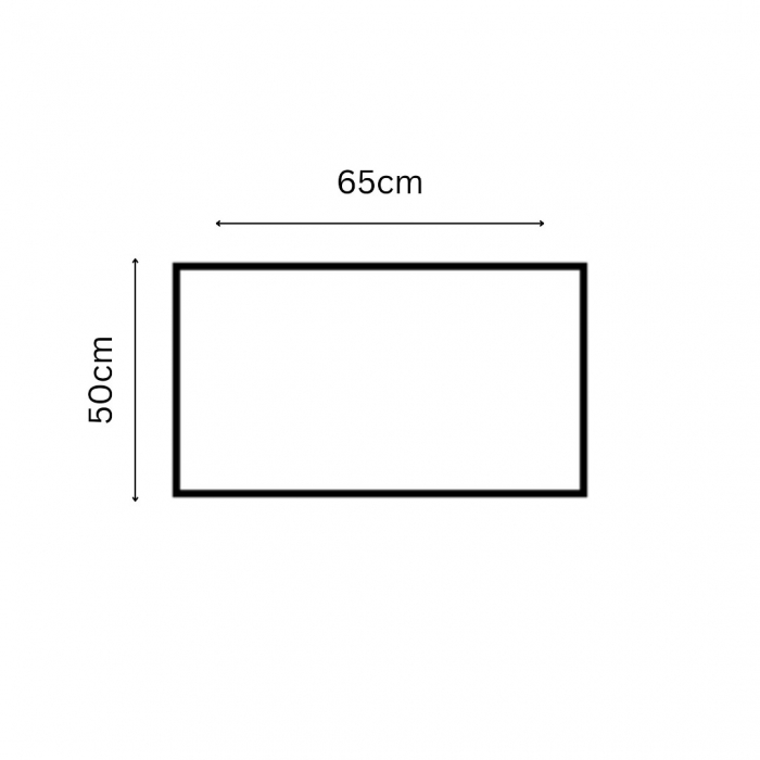 Set Baza cu Lavoar si Oglinda seria 005, eco, 65 cm, alb [7]