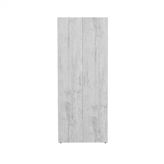 Set dormitor ALMA, 4 piese, pat 140x200 cm, dulap 2 usi, 2 noptiere, pin antichizat [4]