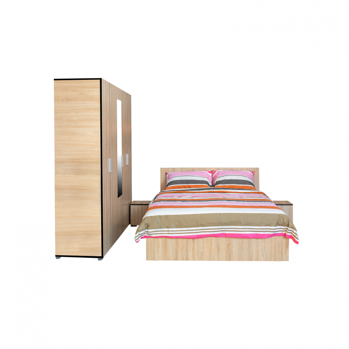 Set Complet Dormitor Corinne - Dulap 5 usi - Pat 160x200 - ExpoMob [2]