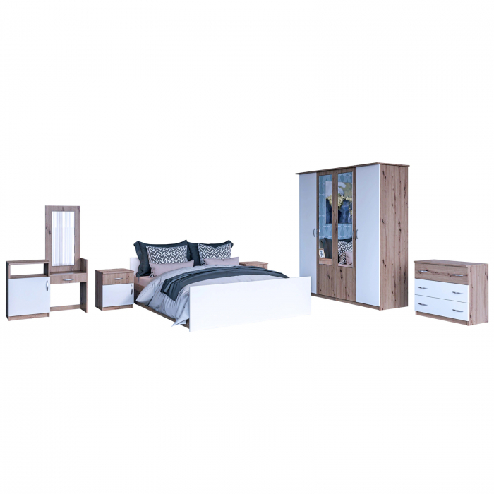 Set Dormitor Kim Nova complet cu masa de toaleta - ExpoMob [2]