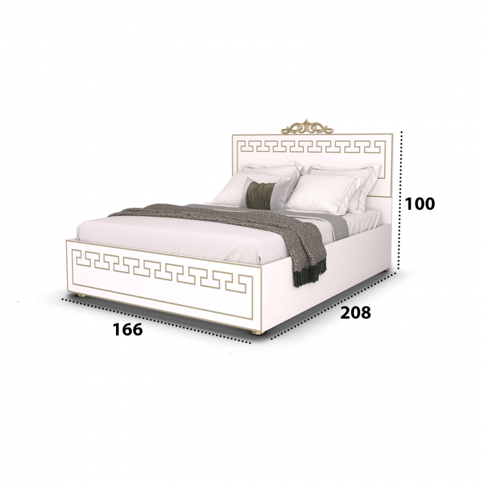 Set Dormitor OLIMP, Dulap 6 usi, Pat 160x200 - ExpoMob [7]