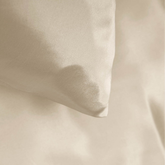 Set lenjerie de pat Beauty Skin, 1 persoana, 140x220 cm, crem - ExpoMob [3]