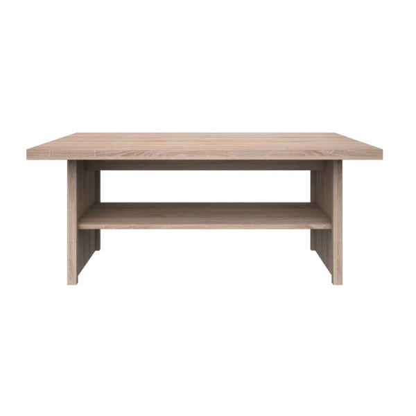 Set Living TOP MIX, 5 piese, 2 biblioteci, 2 comode, masuta de cafea,  stejar sonoma, 280x33x183 cm [6]
