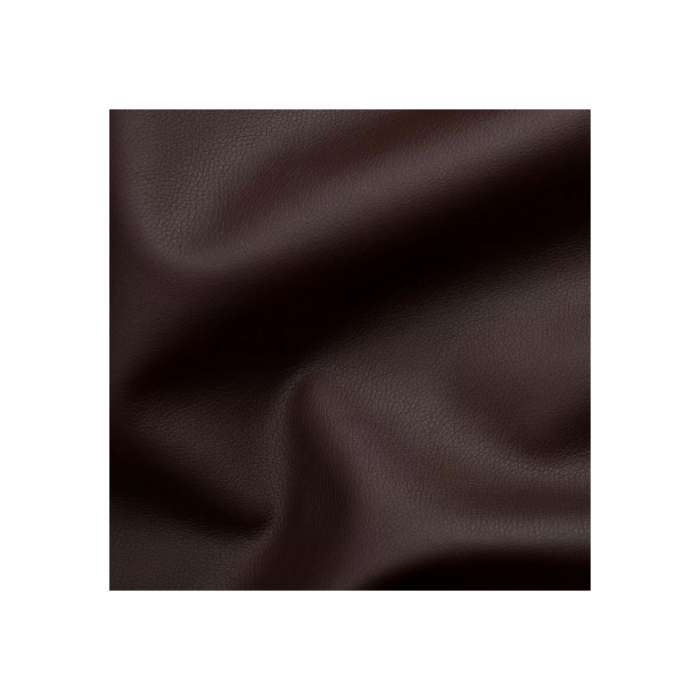 Set masa MONTILLA dreptungiulara cu 6 scaune VANESSA, alb + piele ecologica maro inchis, 160x80x75 cm [7]