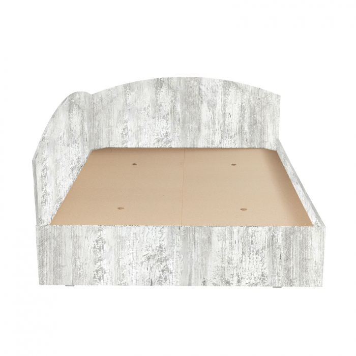Set Pat Colt Alma, cu 2 sertare, pin antichizat + Saltea superortopedica, 160x200 cm - ExpoMob [5]