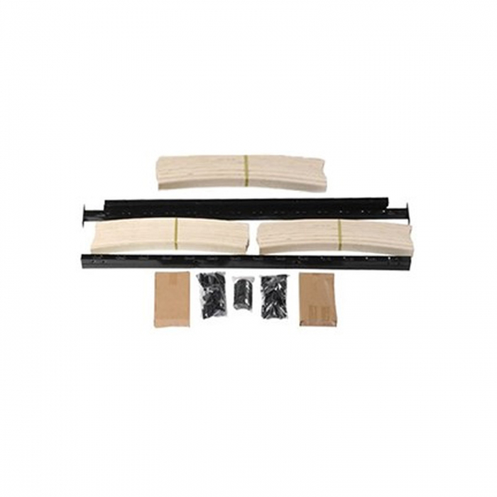 Set somiera demontabila, cu 4 picioare H20 si lamele din plop, 90x200 cm - ExpoMob [5]
