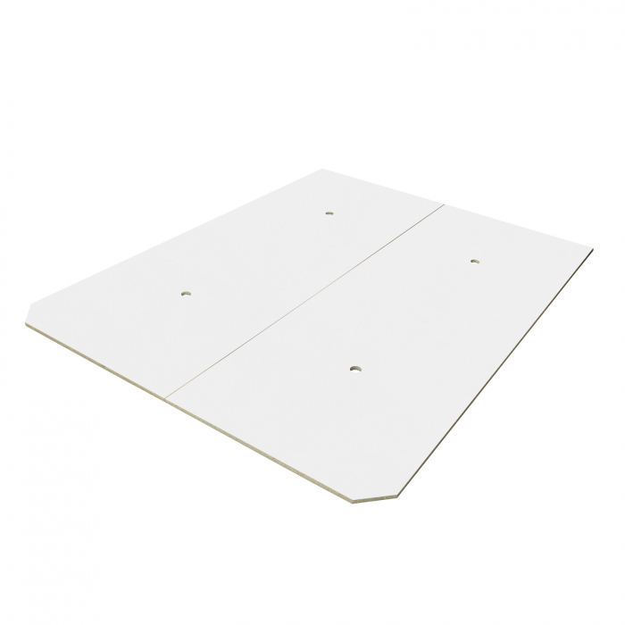 Suport saltea de pat cu orificii aerisire, PAL, alb, 160x190 cm - ExpoMob [2]