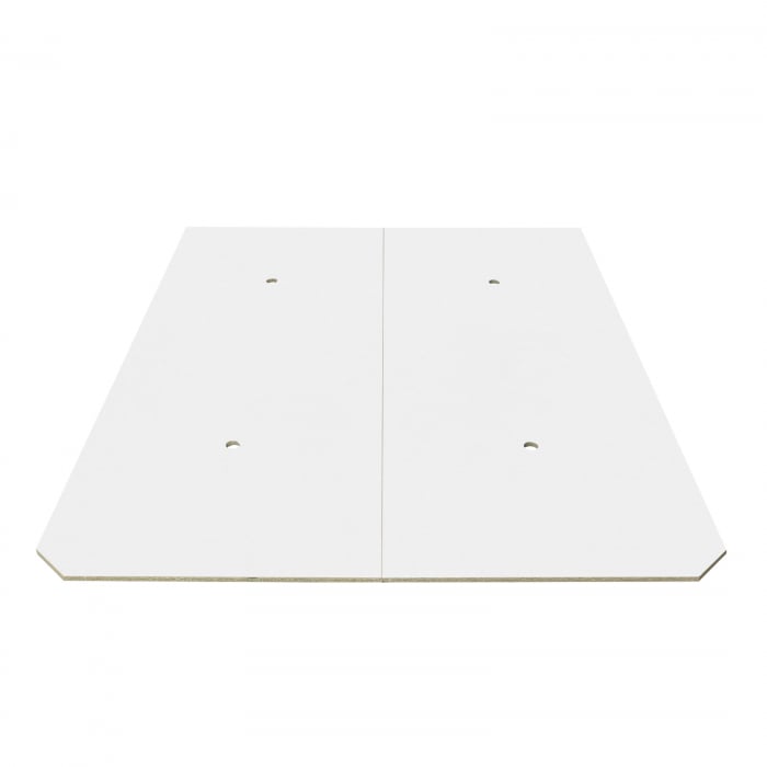 Suport saltea de pat cu orificii aerisire, PAL, alb, 160x200 cm